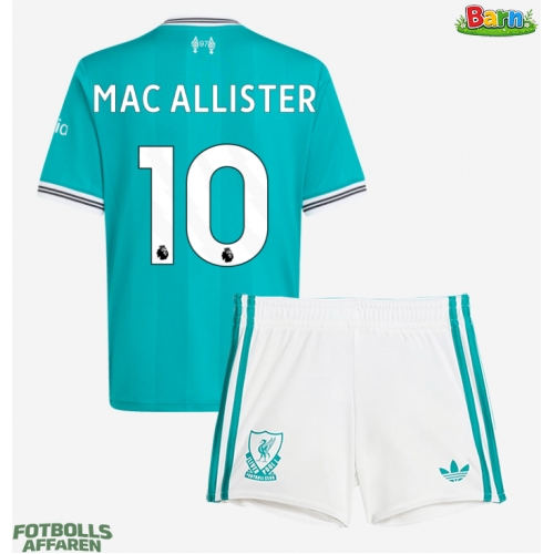 Liverpool Alexis Mac Allister #10 Tredjeställ Barn 2025-26 Kortärmad (+ Korta byxor)